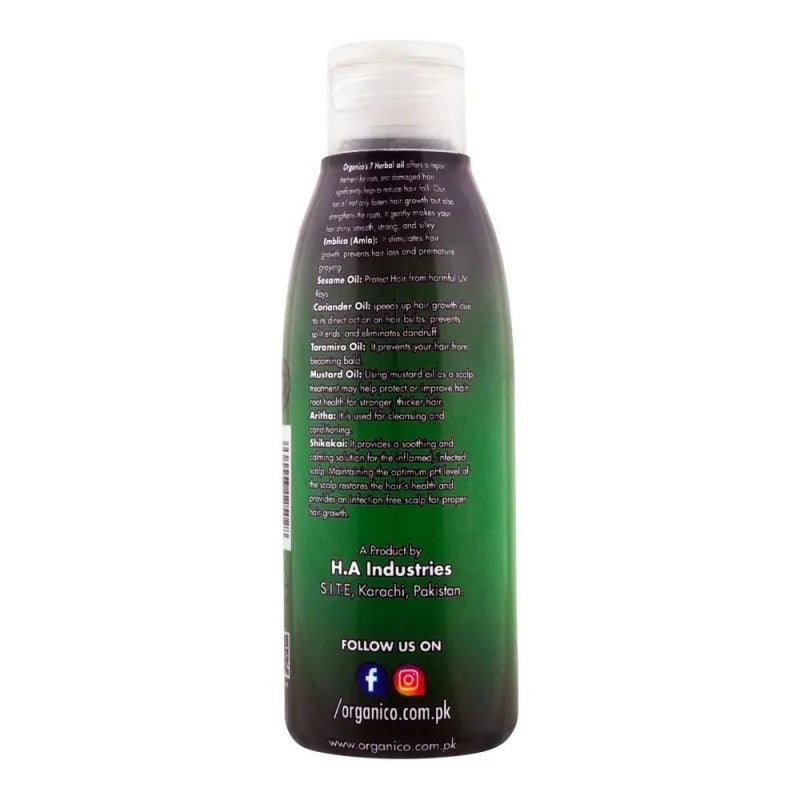 organico 7 herbal oil, 100ml image2