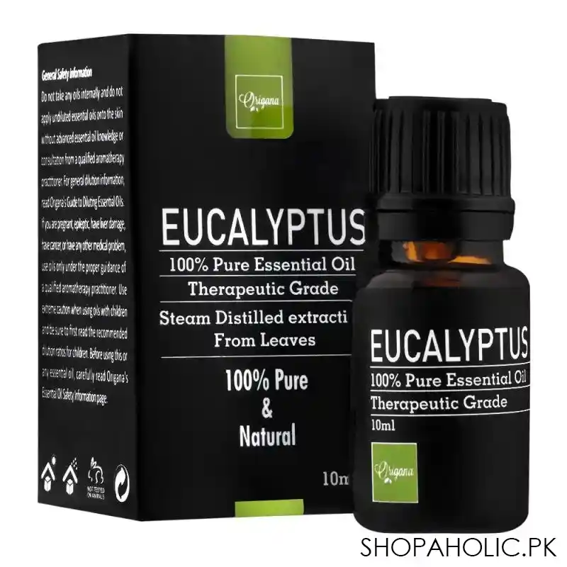 origana essential oil eucalyptus, 100% pure, 10ml main image