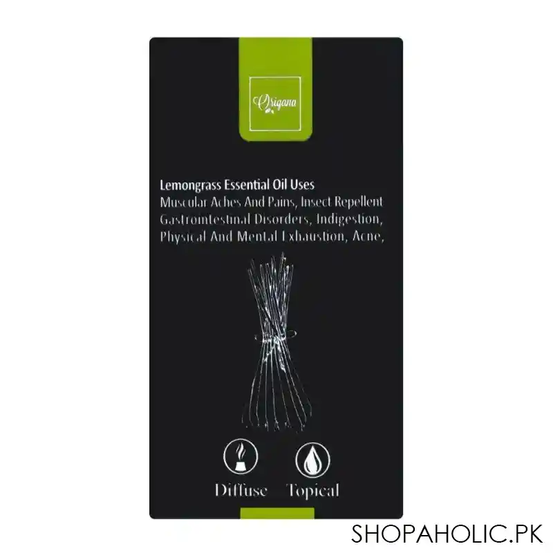 origana essential oil lemongrass, 100% pure, 10ml image2