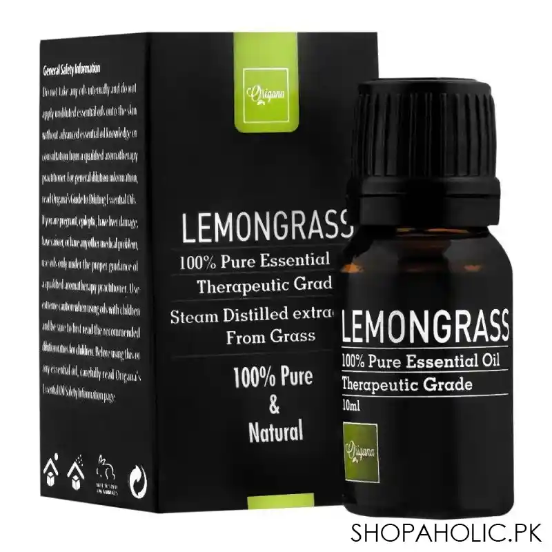 origana essential oil lemongrass, 100% pure, 10ml main image