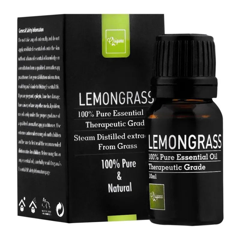 origana essential oil lemongrass, 100% pure, 10ml main image