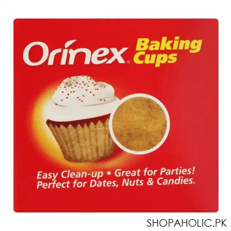 orinex baking cups, browny, 100 pack image4