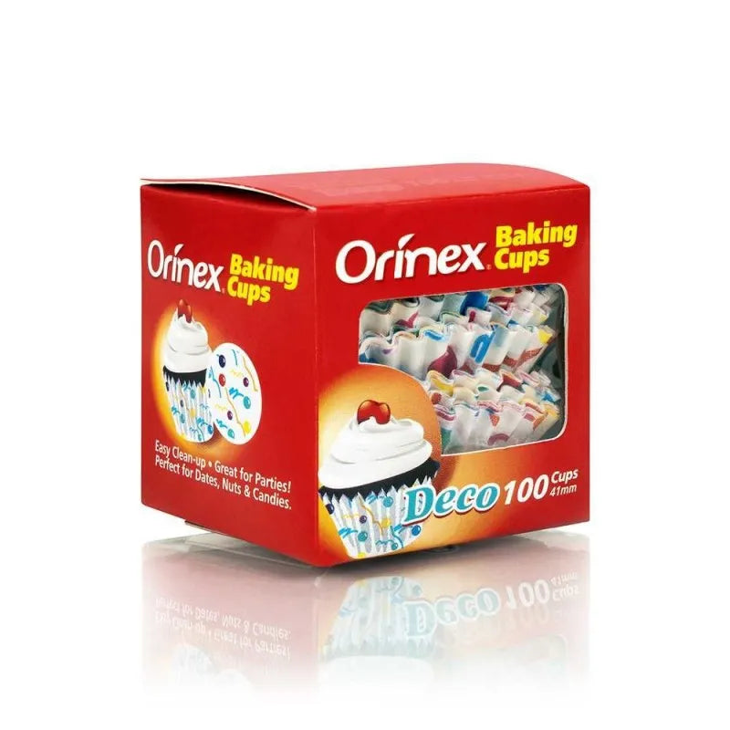 orinex baking cups, deco, 100 pack image5