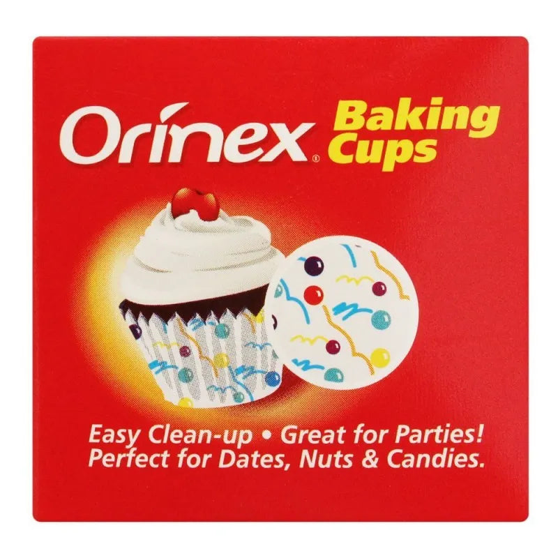 orinex baking cups, deco, 100 pack main image