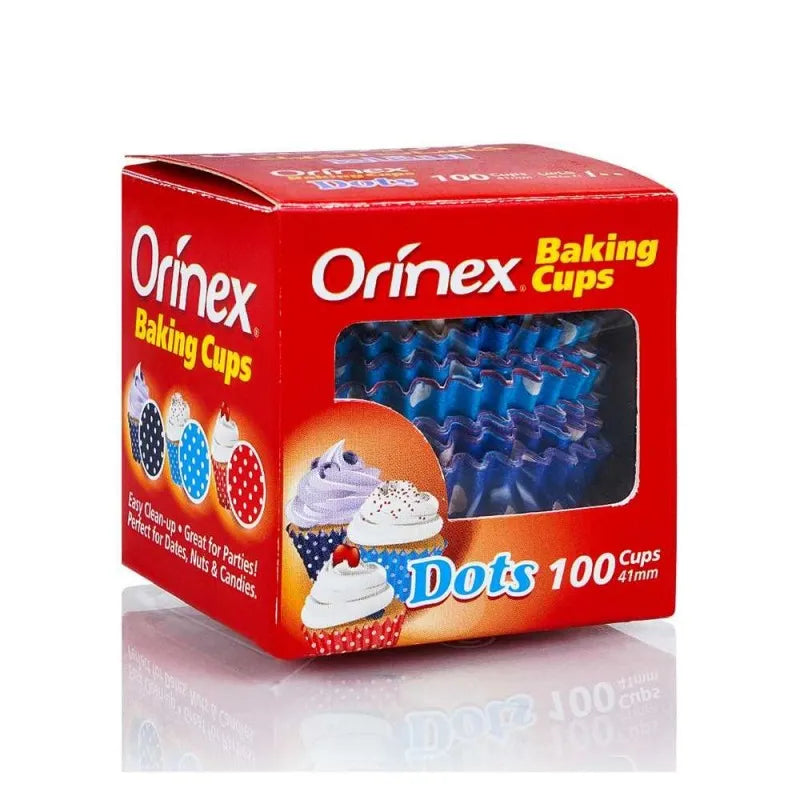 orinex baking cups, dots, 100 pack image6