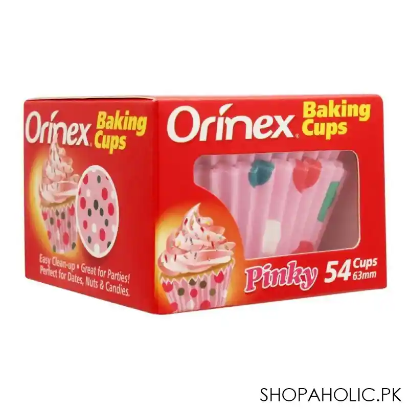 orinex baking cups, pinky, 54 pack image2