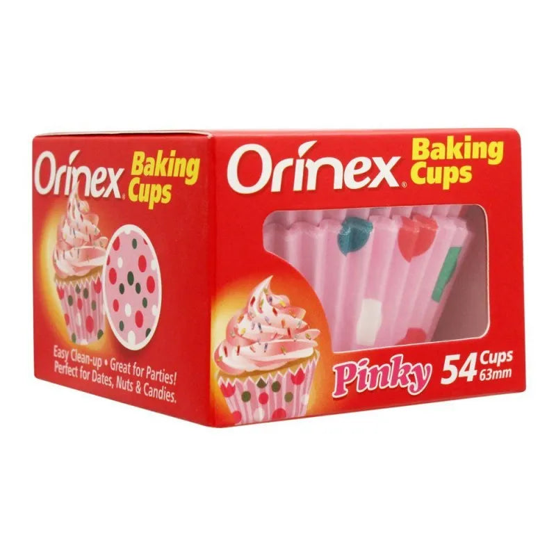 orinex baking cups, pinky, 54 pack image2