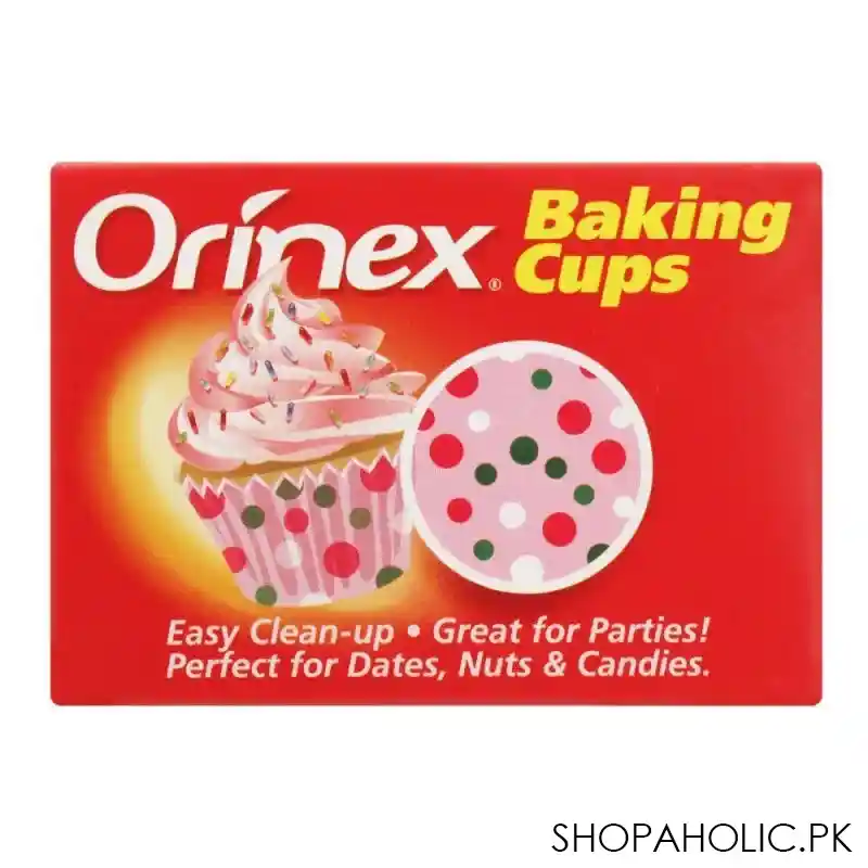 orinex baking cups, pinky, 54 pack image3