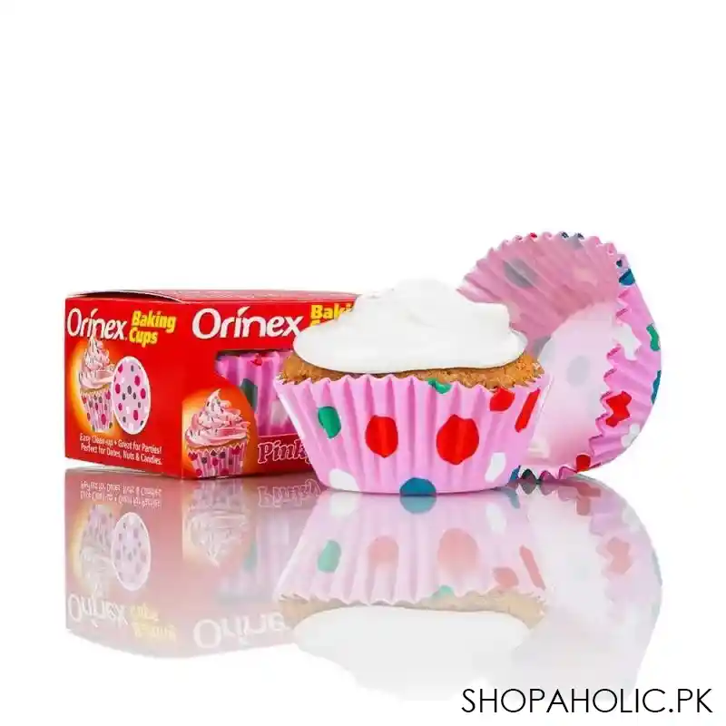 orinex baking cups, pinky, 54 pack main image