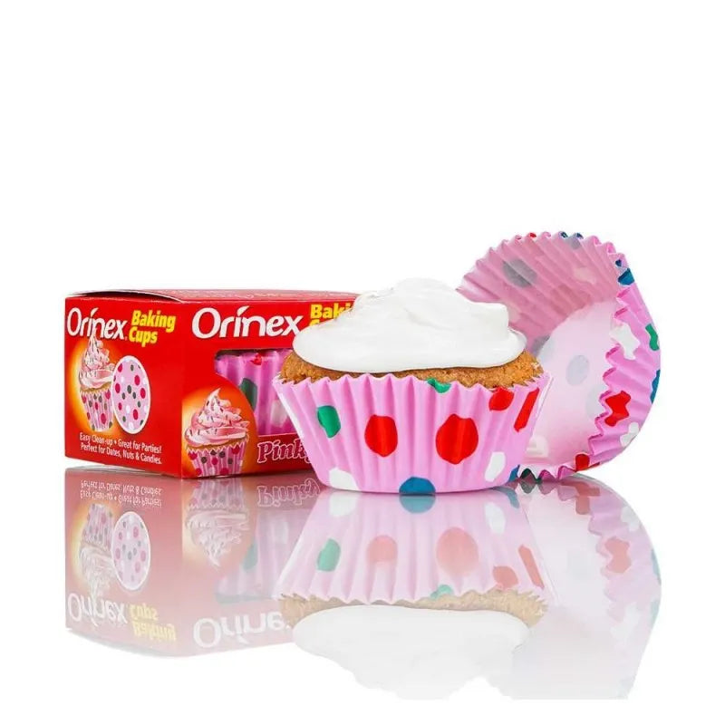 orinex baking cups, pinky, 54 pack main image