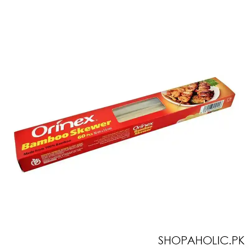 orinex bamboo skewer, 30cm x 3.5mm, 60 pack main image