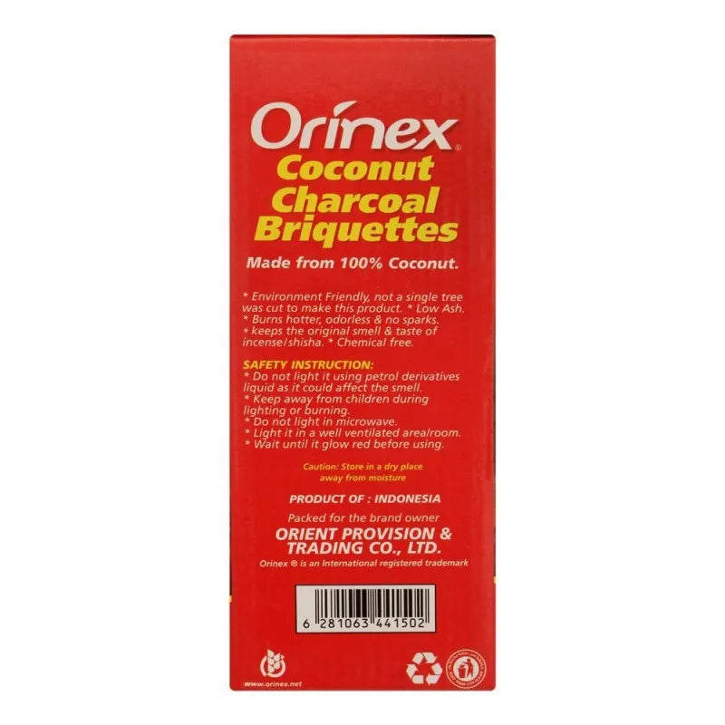 orinex coconut charcoal briquettes, 96 pack image4