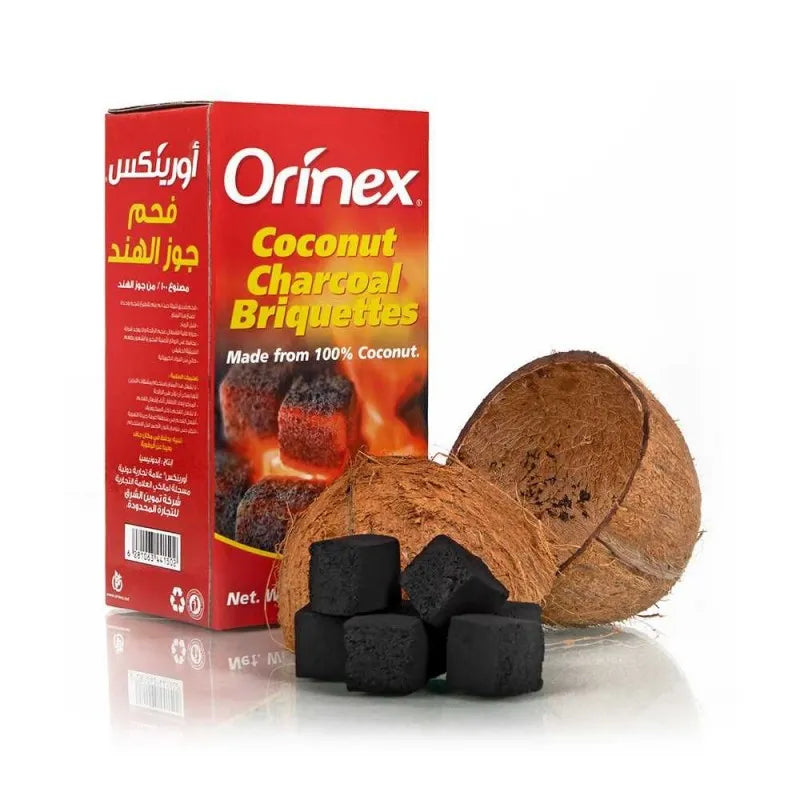 orinex coconut charcoal briquettes, 96 pack main image