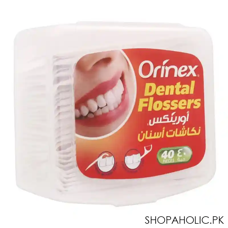 orinex dental flossers, 40 pack, js 2040b2 main image