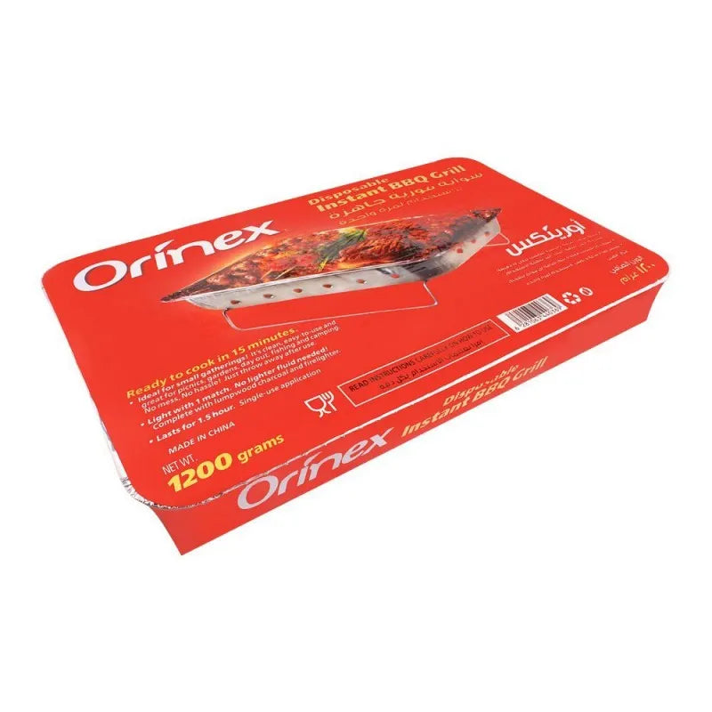 orinex disposable instant bbq grill, 1200g image2