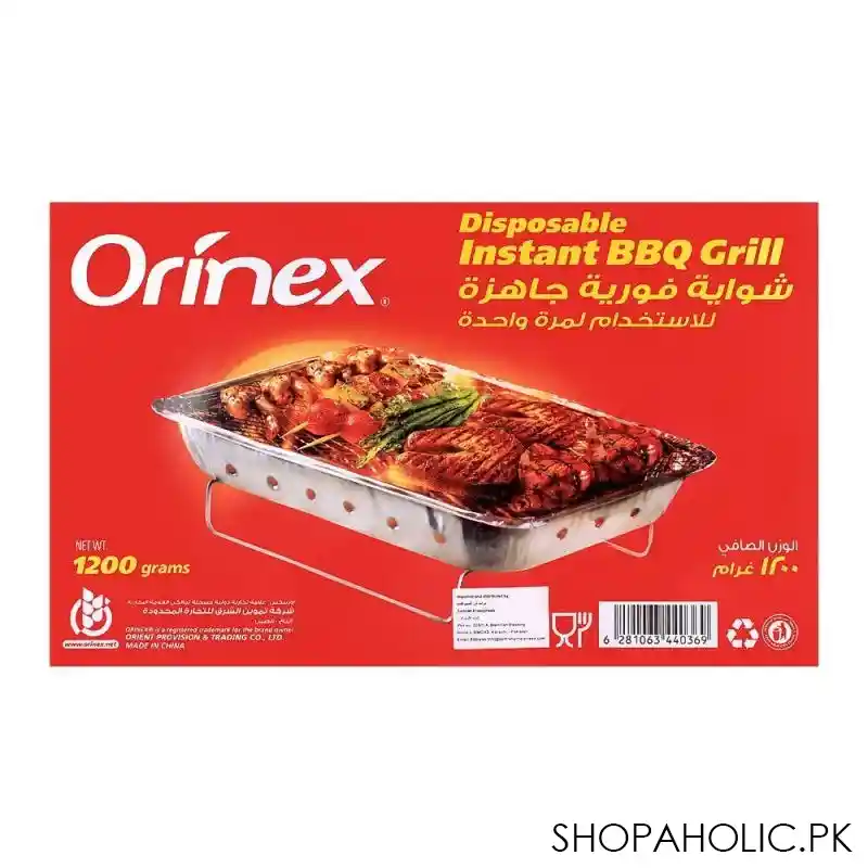 orinex disposable instant bbq grill, 1200g image3