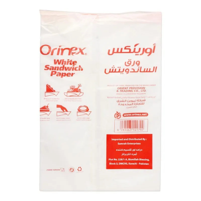 orinex white sandwich paper sheets, 500 pack image2