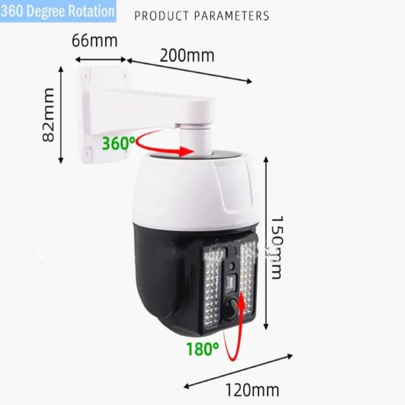 outdoor waterproof solar panel dummy camera image5