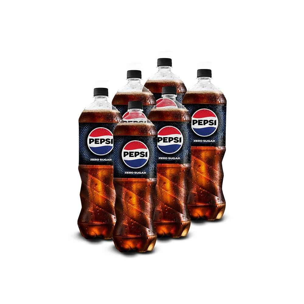 Pepsi Zero Sugar Bottle, 1.25 Liter, 6-Pieces - Main Image