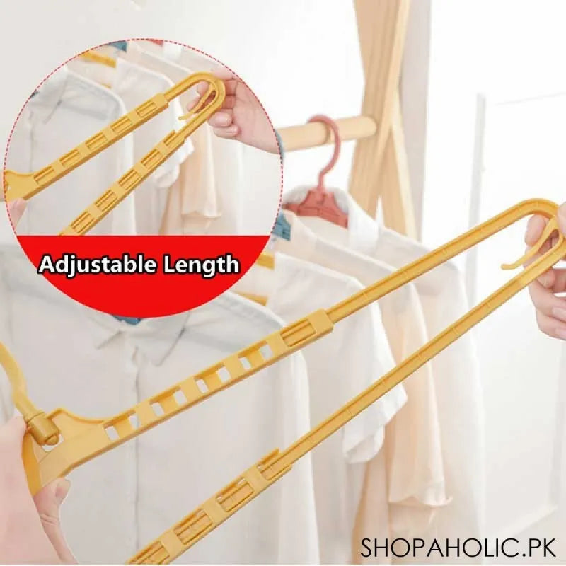 (pack of 2) 360 degree rotatable adjustable clothes hangers image4