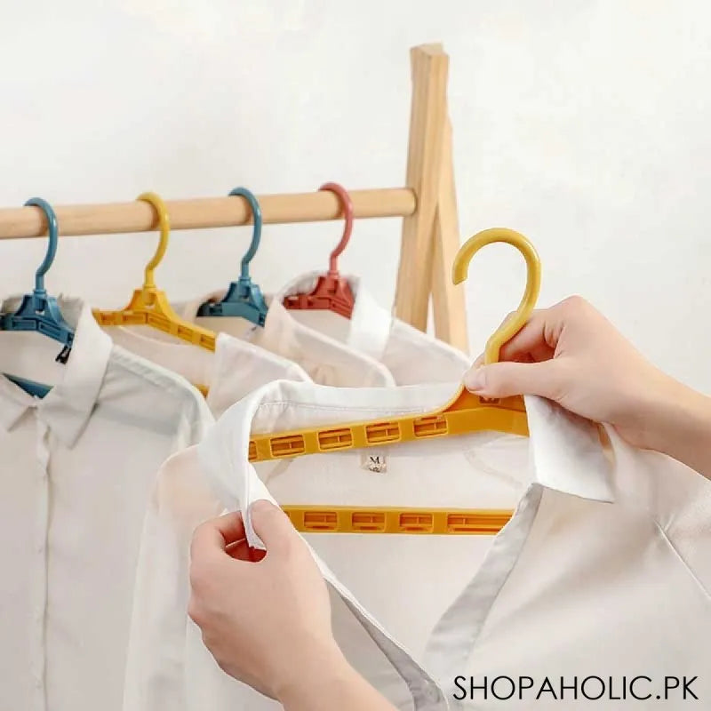 (pack of 2) 360 degree rotatable adjustable clothes hangers image5