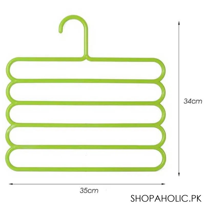 (pack of 2) 5 layer multifunctional hangers image2