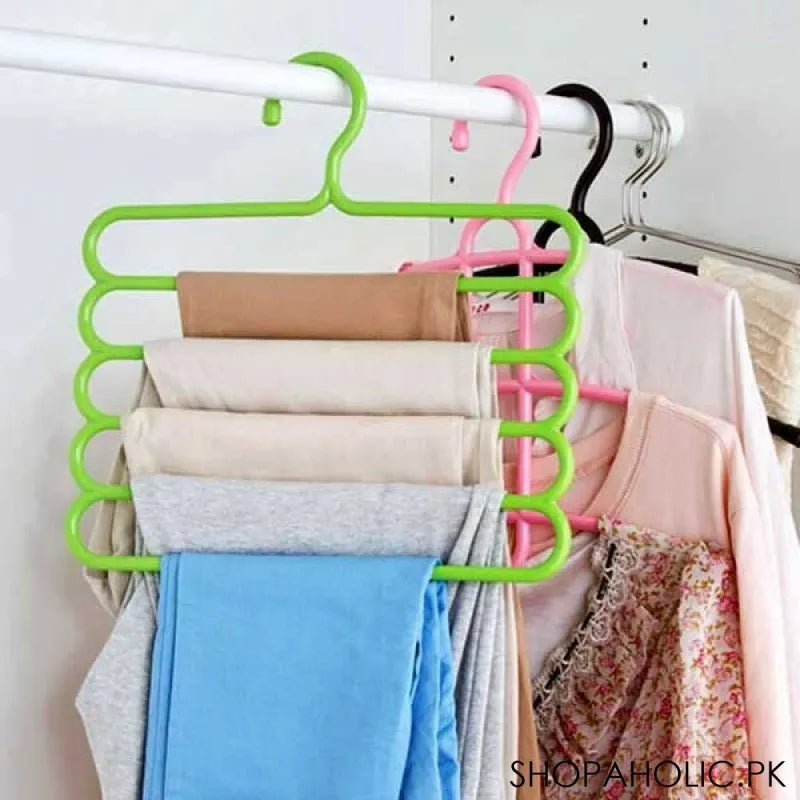 (pack of 2) 5 layer multifunctional hangers image4