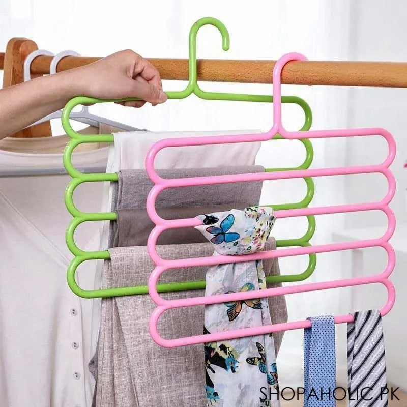 (pack of 2) 5 layer multifunctional hangers image6