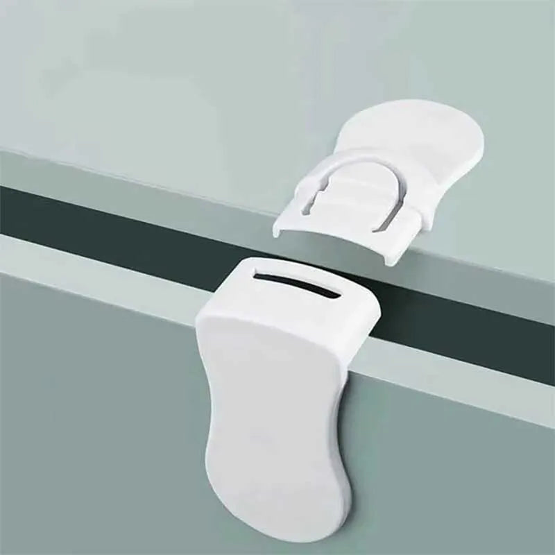 (pack of 2) baby safety drawer lock anti image4