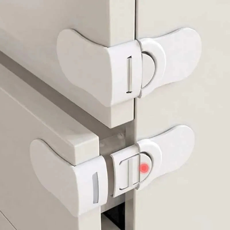 (pack of 2) baby safety drawer lock anti image8