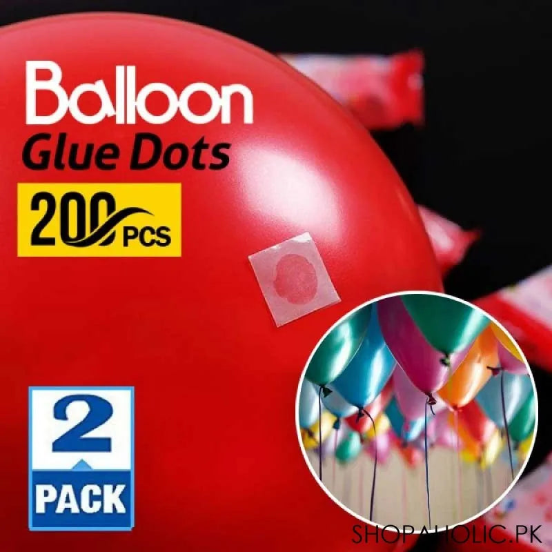 (pack of 2) balloon glue dots tape main image