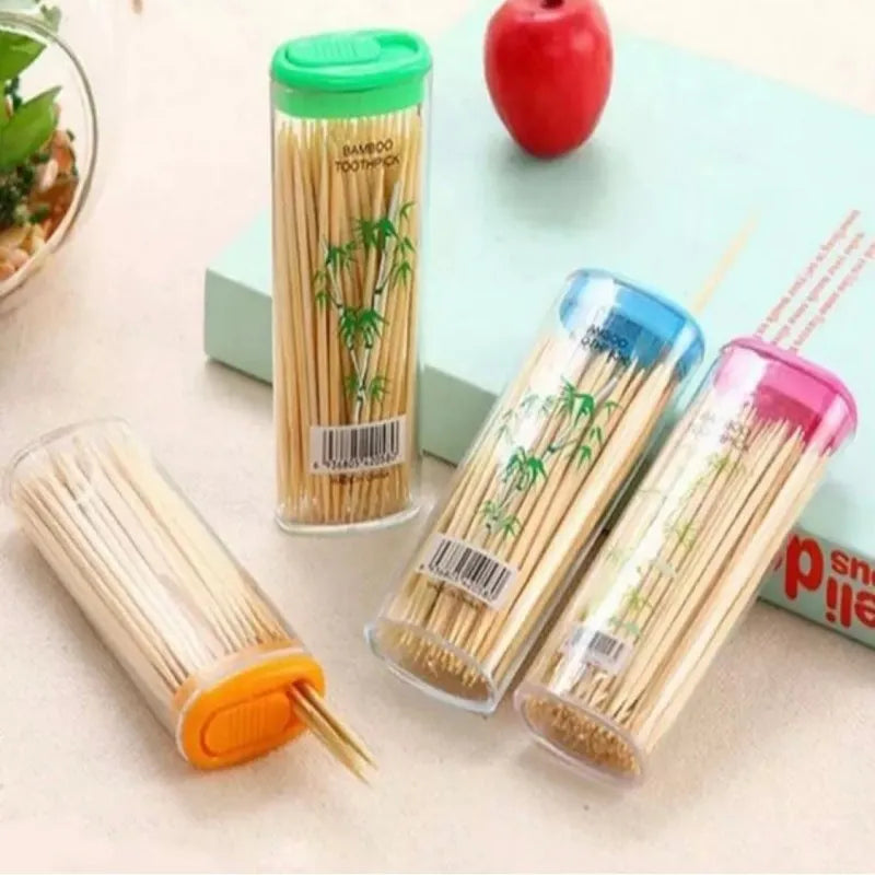 pack of 2 disposable wood toothpicks main image