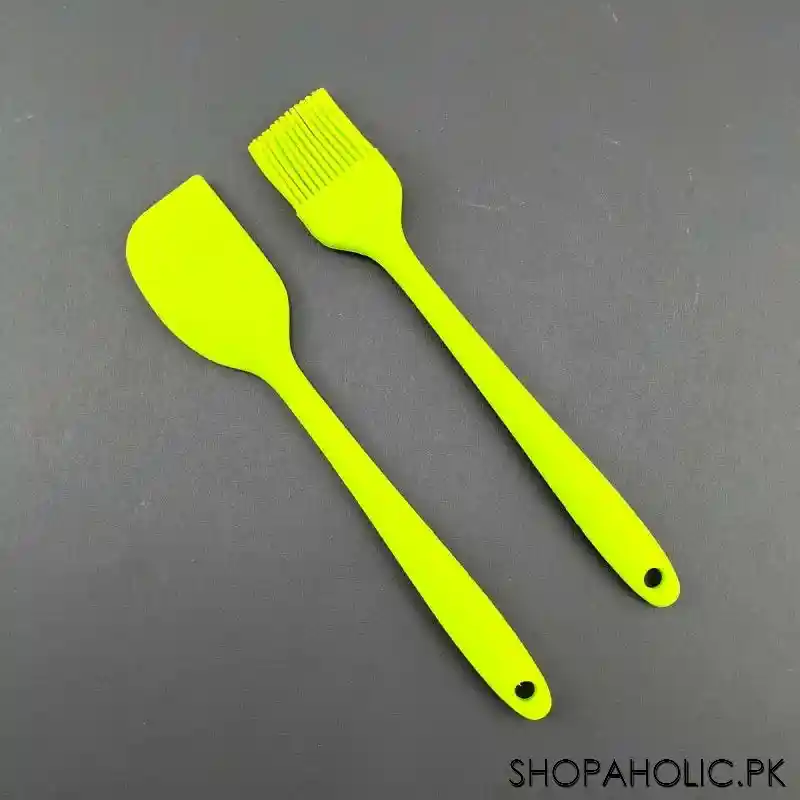 (pack of 2) full silicone spatula brush set main image