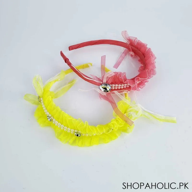 (pack of 2) party hairband for little girls main image