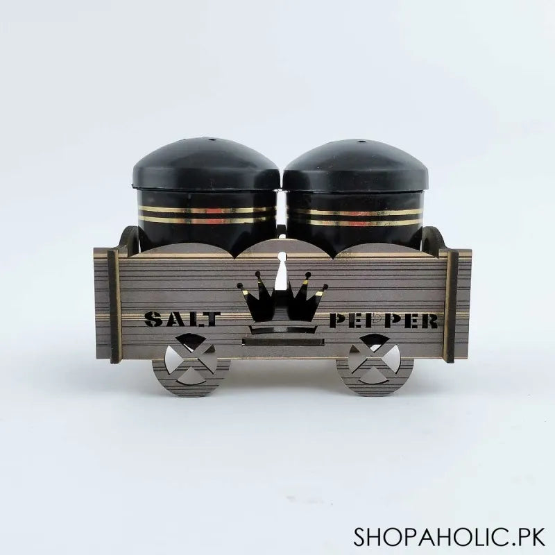 (pack of 2) party time salt pepper with decoration stand main image