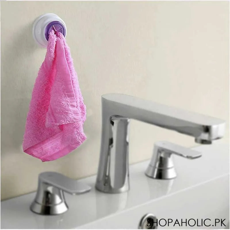 (pack of 2) push in type self adhesive tea towel grip holder image2