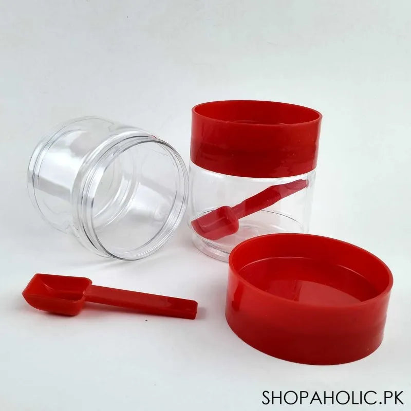 (pack of 2) topup space saving plastic jar image3