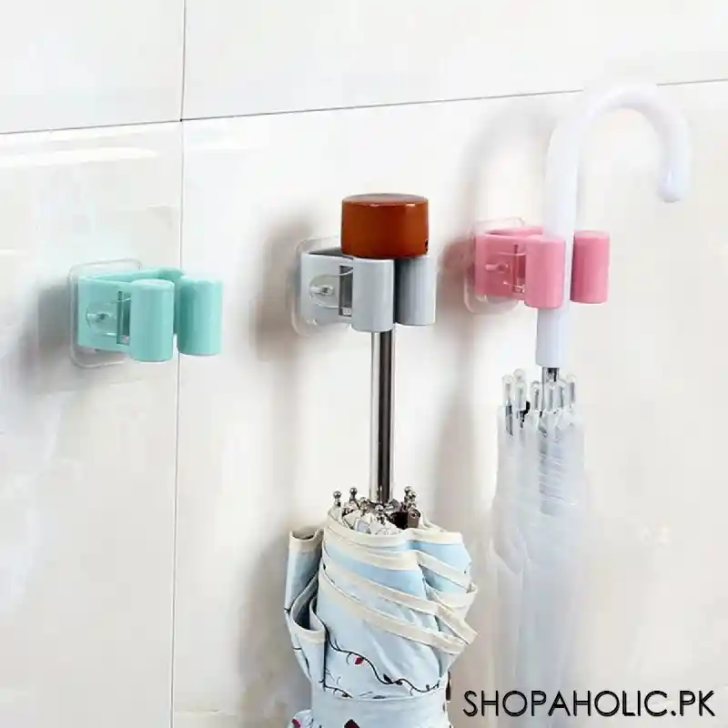 (pack of 2) wall mounted mop holder image5