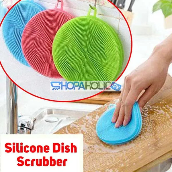 (pack of 3) go round silicone dish washing sponge image4