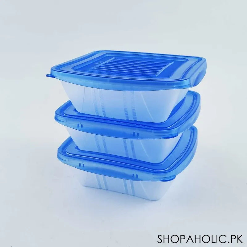 (pack of 3) square storage box plastic main image