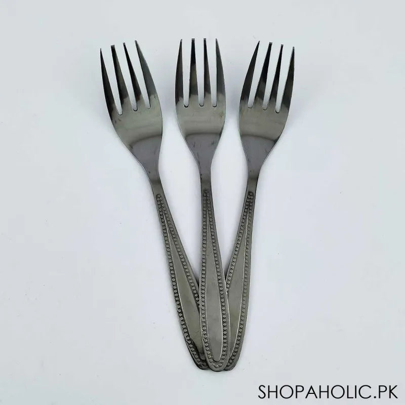 (pack of 3) stainless steel fork main image