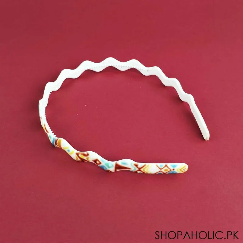 (pack of 3) zigzag hair band image2