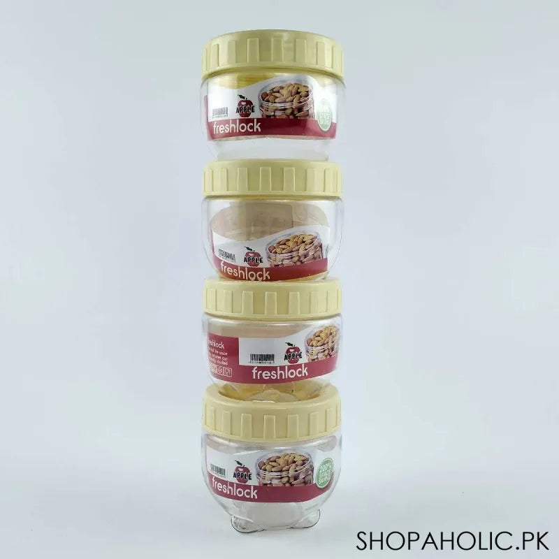 (pack of 4) fresh lock masala container image2