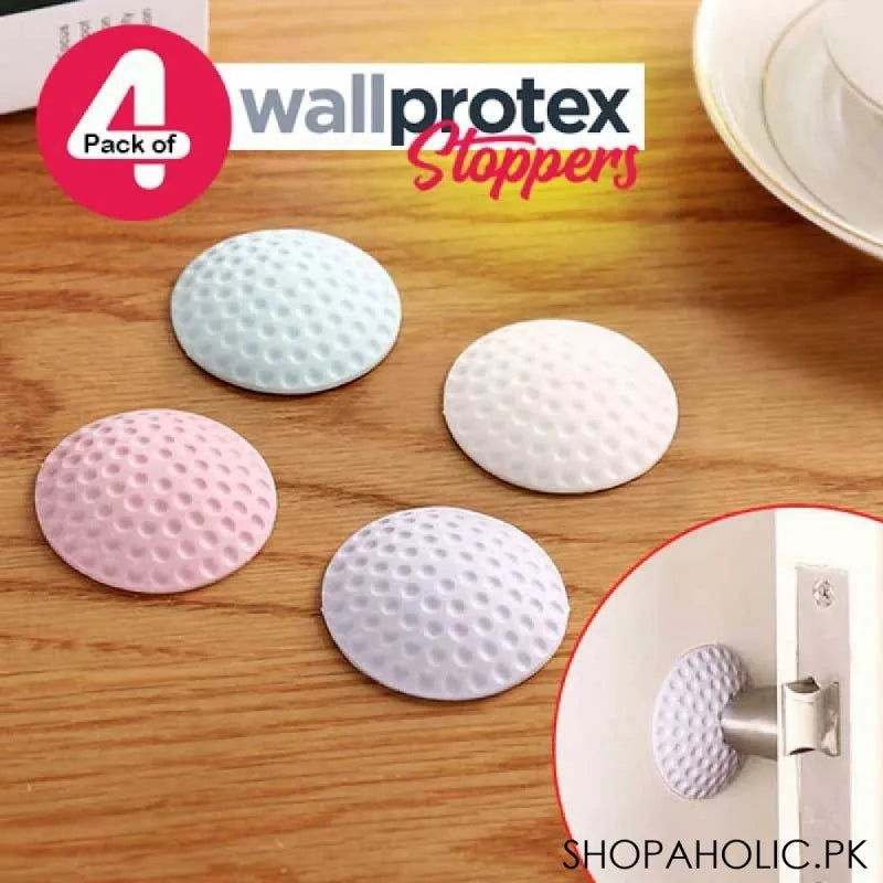 (pack of 4) wall protex stoppers main image