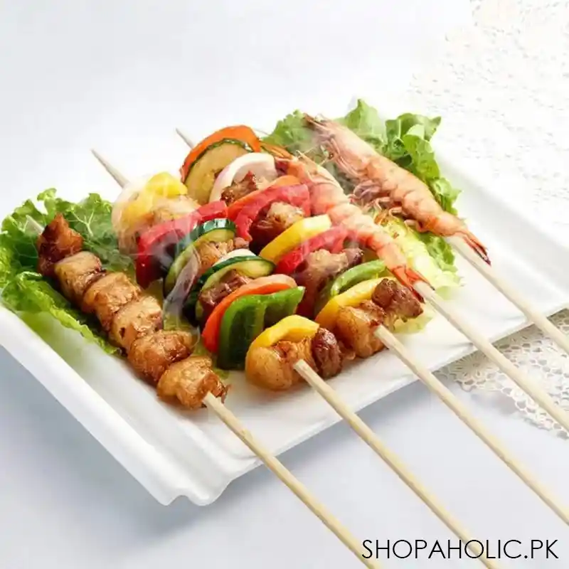 pack of 48 bbq bamboo stick image2