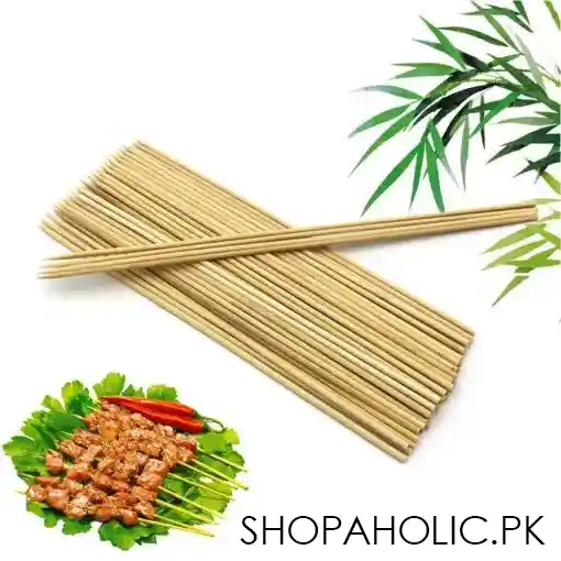 pack of 48 bbq bamboo stick main image