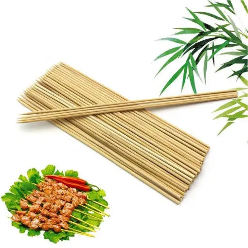 pack of 48 bbq bamboo stick main image