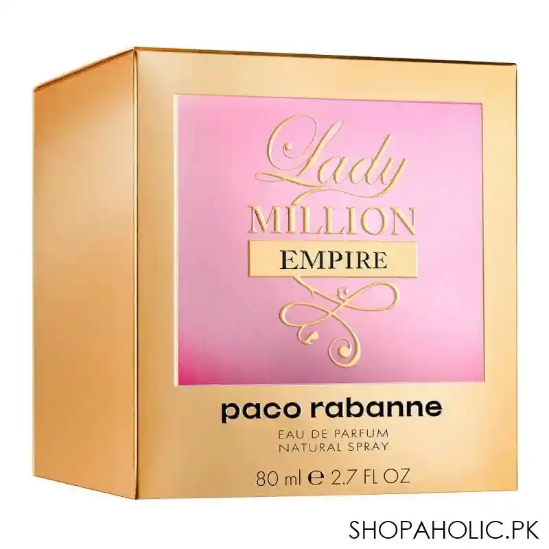 paco rabanne lady million empire eau de parfum, fragrance for women, 80ml image2