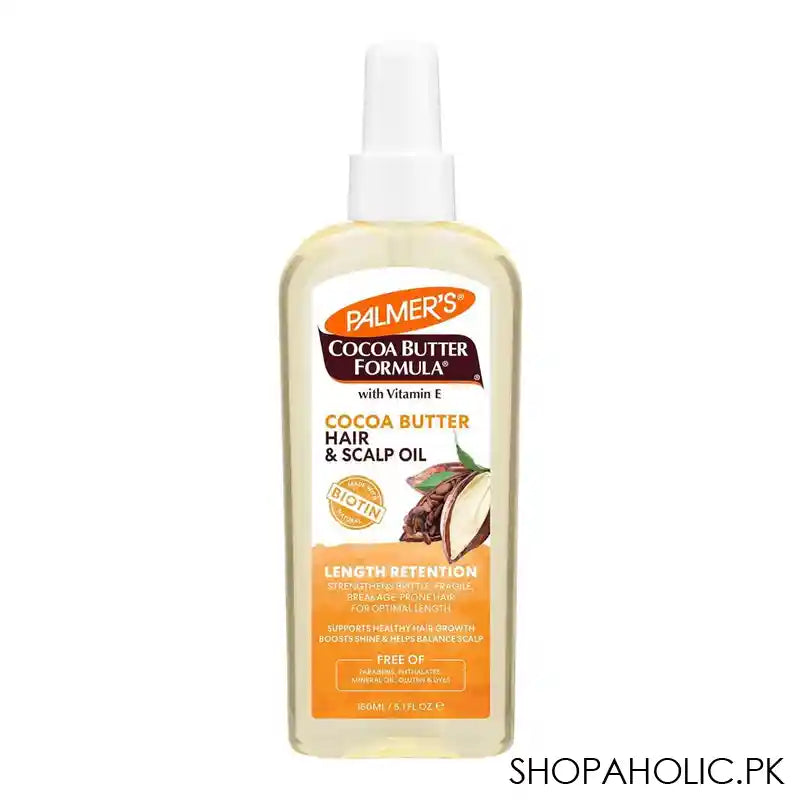 Palmer's Hair & Scalp Oil With Cocoa Butter and Vitamin E, Cruelty and Parabens Free, 150ml - Main Image