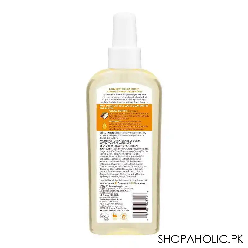 Palmer's Hair & Scalp Oil With Cocoa Butter and Vitamin E, Cruelty and Parabens Free, 150ml - Image 3